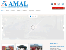 Tablet Screenshot of amallogistics.com
